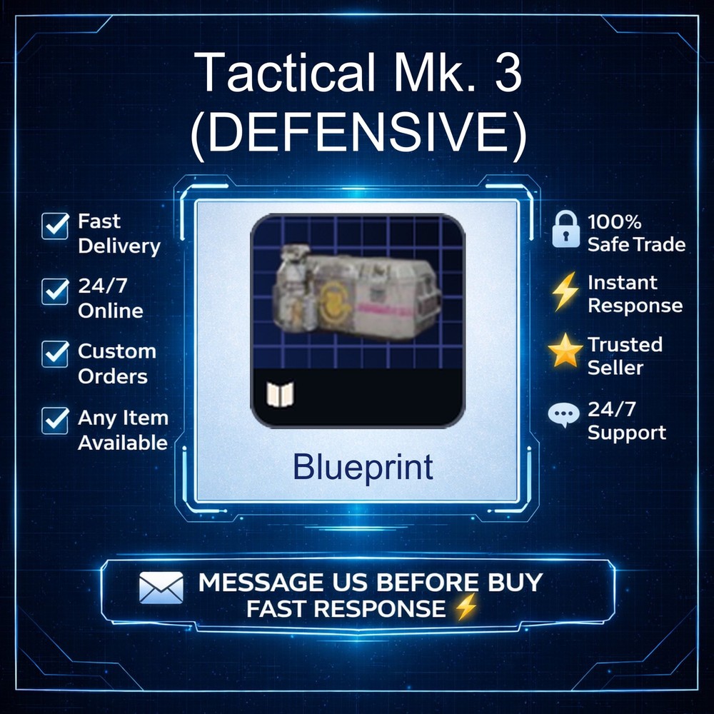 ARC Raiders Tactical Mk. 3 (DEFENSIVE) Blueprints – All Blueprints Available