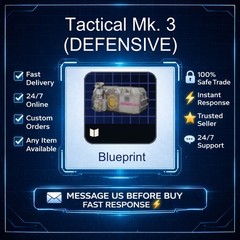 ARC Raiders Tactical Mk. 3 (DEFENSIVE) Blueprints – All Blueprints Available