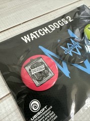 Watch Dogs 2 Collectable Pin Set NEW! UBISOFT 2016