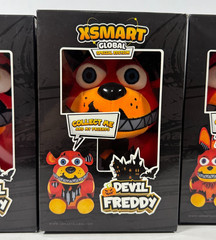 XSmart Global Five Nights at Freddys Plush LOT OF 3 Devil Freddy Bonnie Foxy NIB