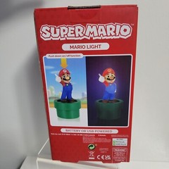 NEW – Paladone Nintendo Super Mario Bros – MARIO Light Lamp USB/Battery