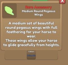 Wild Horse Islands 🌸 Prismatic Pegasus Wings 🌸