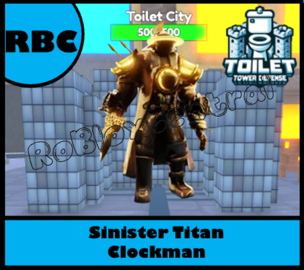 SINISTER TITAN CLOCKMAN – CHEAP TOILET TOWER DEFENSE – TTD UNIT