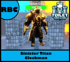 SINISTER TITAN CLOCKMAN – CHEAP TOILET TOWER DEFENSE – TTD UNIT