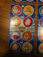Lot Of 4 Pokemon Collector Coins Kraft Mac & Cheese Box Cutout Plus 3 Loose