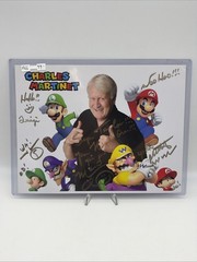 Signed Rare Super Mario Luigi Wario Charles Martinet Mario’s Voice Actor JSA