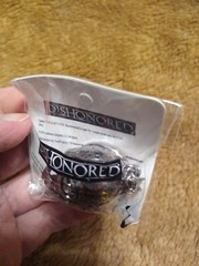 Corvo Attano DISHONORED Promotional Game Keychain 2012 Mask Skull BETHESDA RARE