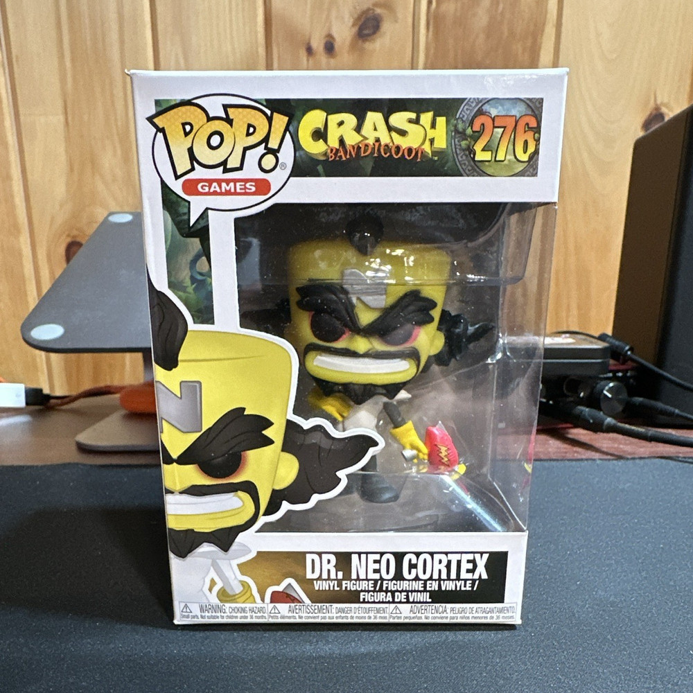Funko Pop! Games Crash Bandicoot Dr. Neo Cortex 276 Boxed Vinyl Figure