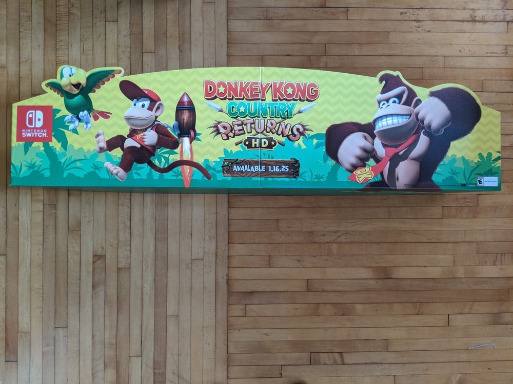 Donkey Kong Country Returns 1.16.25 HD 4 Foot Horizontal Display Walmart- 2025