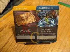Unused Golden Ticket for Artifact – Rare Item From Dota History