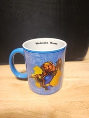 2017 Fallout Loot Crate Exclusive Blue Vault Girl Welcome Home Coffee Mug