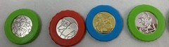 Super Mario Kart Coins PLUS Set of 27 Nintendo Merchandise Metal Coins