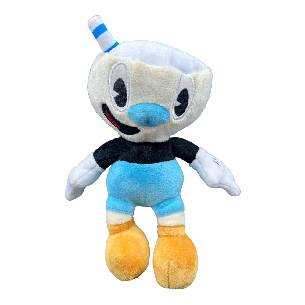 Cuphead Mugman Plush Stuffed Doll Animal Video Game Figure 9″