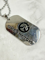 Overwatch Reaper Dog Tag / Pendant – 2″ Long