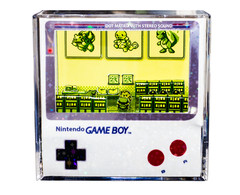 Pokemon Gift Professor Oaks Lab 3D Cube Diorama Gameboy Handmade Pokemon Display