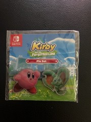 Kirby and the Forgotten Land Nintendo Switch Promotional Pin Set *NEW* Sealed