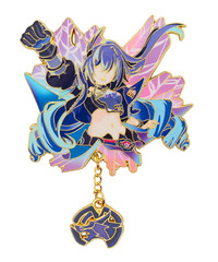 Silver Wolf LV.999 Honkai Star Rail HSR Soft Enamel Pin Video Game Collectible