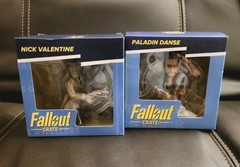 Fallout Loot Crate Screenshots Figure (Lot of 2) Paladin Danse & Nick Valentine