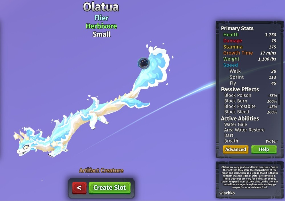 Olatua Species | Creatures of Sonaria | Roblox