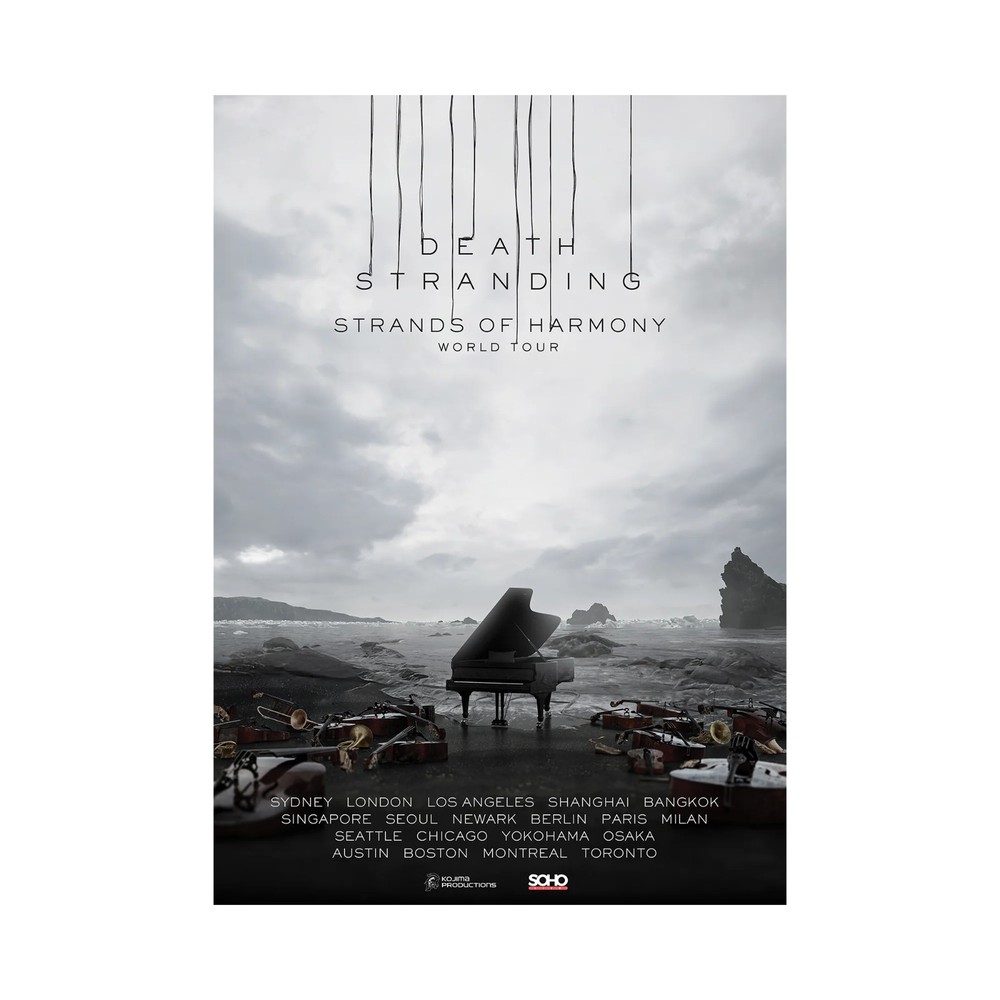 Lot of 10 Death Stranding World Tour Strands of Harmony Poster ER