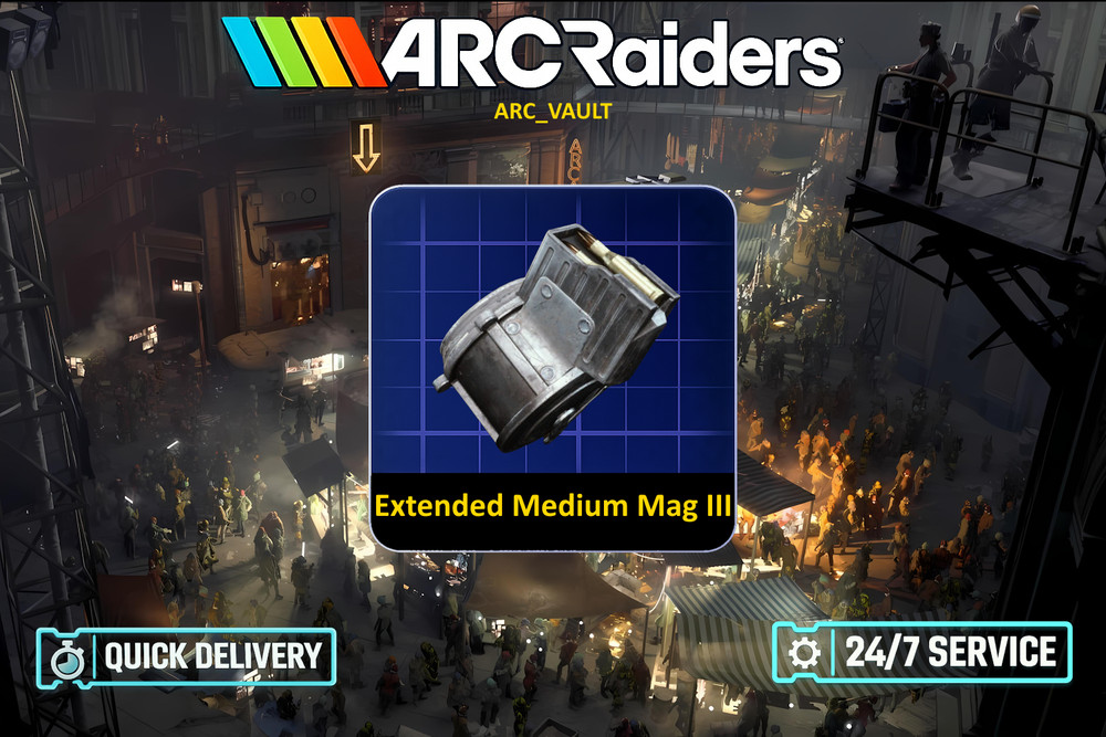 Arc Raiders ⭐ Extended Medium Mag III Blueprint ⭐ (PS5/PC/XBOX) ⭐FAST DELIVERY⭐