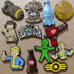 Fallout Mystery Pin Badge Volume 2 Blind Box Case Official Bethesda Collectible