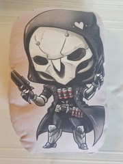 Overwatch Reaper Decorative Pillow 9×7 Unbranded