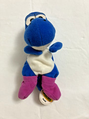 Nintendo 64 Collectibles – Blue YOSHI – Mario Bros. BD&A Beanbag – Rare Vintage!