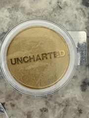 Uncharted Logo Gold Colored Commemorative Etched Coin with Case 1.5″ Official