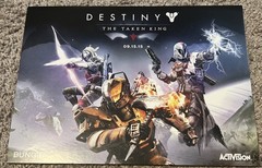 Destiny Trifold Lithographs Limited Edition GameStop Promo few sealed low number