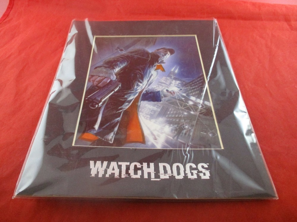 Watchdogs Promotional Limited Edition Laser Cel Ubisoft w/ COA *NEW*
