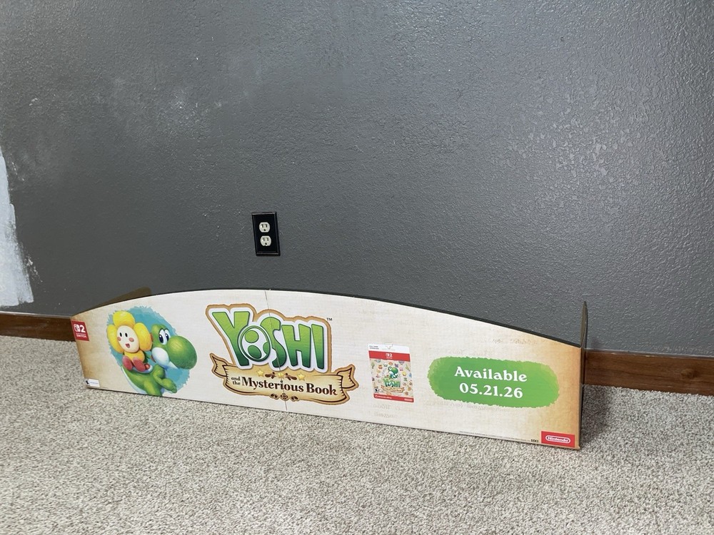 Yoshi & The Mysterious Book 4FT Horizontal Display -Walmart- 2026