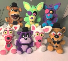 Fnaf 15 Lot Plush Freddy Foxy Preloved Five Nights At Freddys 2015-2018