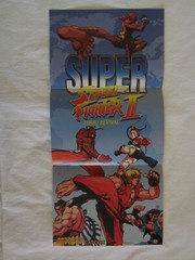 Super Street Fighter II Revival Nintendo Power Poster 1991 2001 Capcom RARE