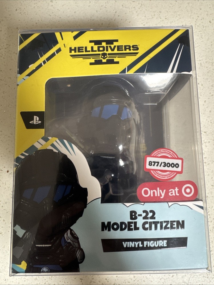 PlayStation Helldivers B-22 Model Citizen Limited Edition Vinyl Figure 877/3000