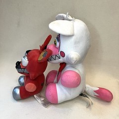 FNAF Five Nights At Freddy’s Plush lot Of 2 Funtime Foxy 10” Nightmare Foxy 6”
