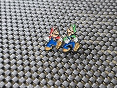 Mario & Luigi SuperStar Saga Bowsers Minions Preorder Pin Badge Promo Rare 3DS
