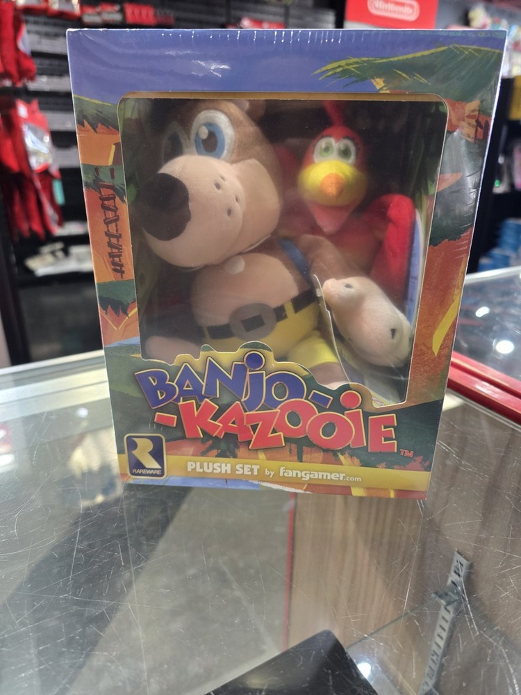 Rare Fangamer Banjo-Kazooie Plush Set Brand New
