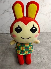 2007 TOMY Animal Crossing BUNNIE Villager Wild World Plush Stuffed Nintendo