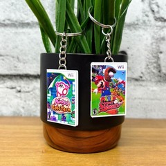 Mini Nintendo Wii Game Case Keychains, Miniature Wii Cover Art, Retro Gamer Gift