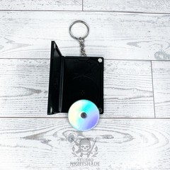 Resident Evil 4 Mini PS2 Game Case Keychain Magnetic Opening Functional Disc