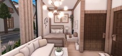 MODERN COZY APARTMENT BLOXBURG.CHECK DESCRIP.FAST BUILDER FOR CHEAP PRICE