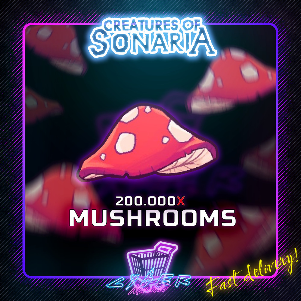 200k Mushrooms | Roblox | Creatures Of Sonaria | COS | Fast Delivery