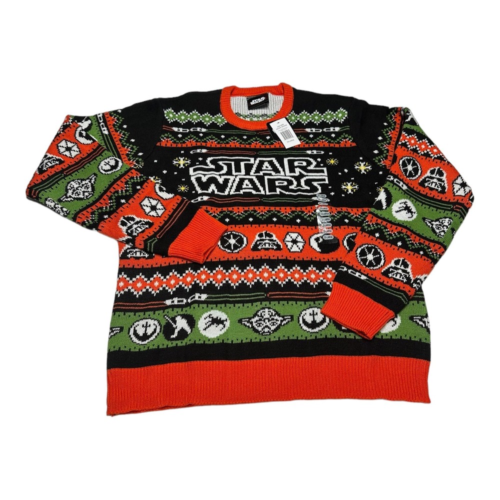 NWT Geeknet Star Wars Holiday Sweater GameStop Exclusive Ugly Christmas Size 2XL
