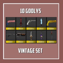 Murder Mystery 2 MM2 Classic Vintage Bundle