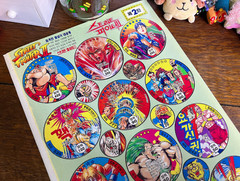 Vintage Korean Street Fighter II Pogs Tazo Board Game Complete Set 1991 Rare