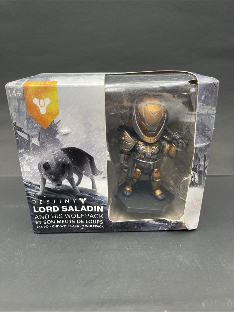 Destiny Lord Saladin And His Wolfpack Figurine 2017 Bungie Big Shot Toy Sealed