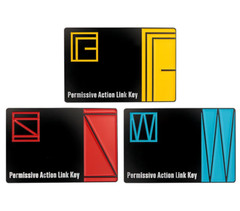 Metal Gear Solid Snake Limited Pal Link Key Card x3 Figure Box SET MGS Konami