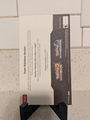 Pokemon Ultra Sun Ultra Moon Team Rainbow Rocket Promo Postcard Nintendo