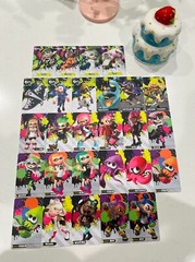 All 27 PCS Amiibo Cards Splatoon 3 Octoling Octopus Fast Shipping!Free stickers!